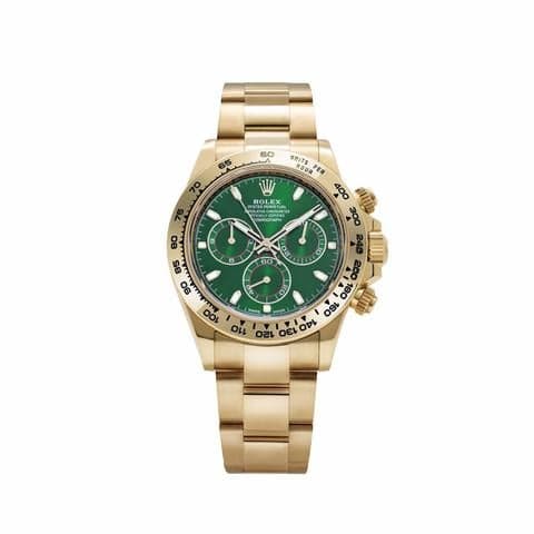 Rolex Daytona Cosmograph Daytona Yellow Gold Green Dial 116508