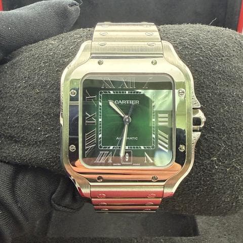 Cartier Santos de Cartier Santos de Cartier Green Dial WSSA0062