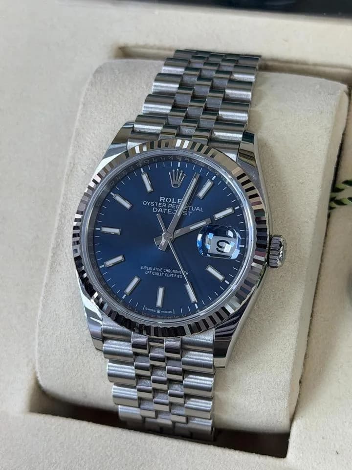 Rolex Datejust Datejust 36 Blue Dial 126234 luxury watch