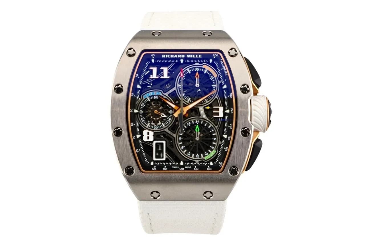 Richard Mille RM 72 RM 72-01 Automatic Winding Lifestyle Flyback Chronograph — Titanium RM 72-01 luxury watch