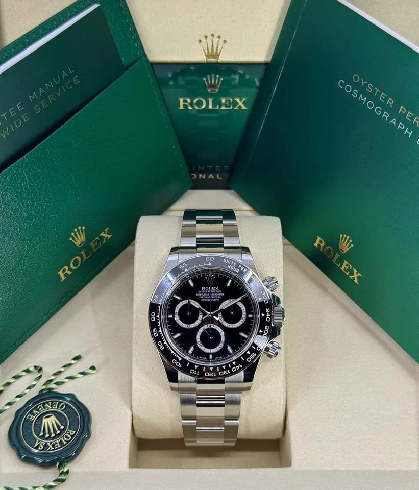 Rolex Daytona Cosmograph Daytona Black Dial 126500LN luxury watch