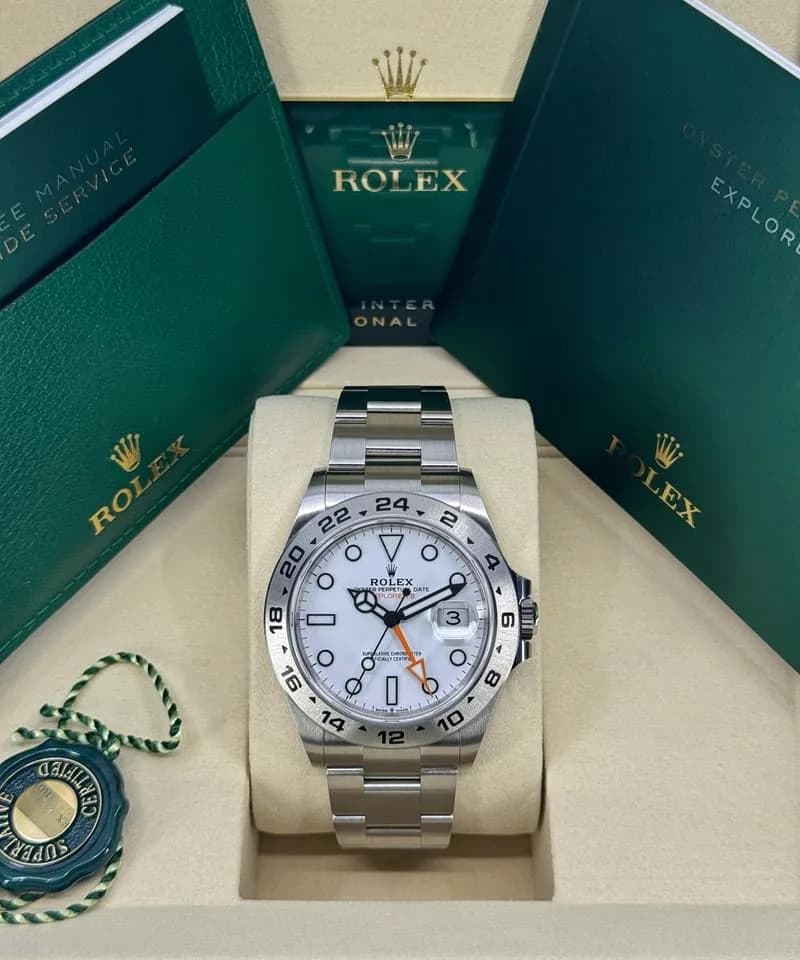 Rolex Explorer II Explorer II Polar White Dial 226570 luxury watch